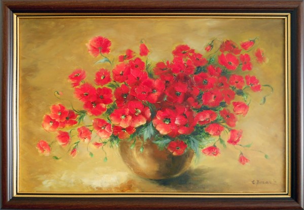 Picturi cu flori Maci