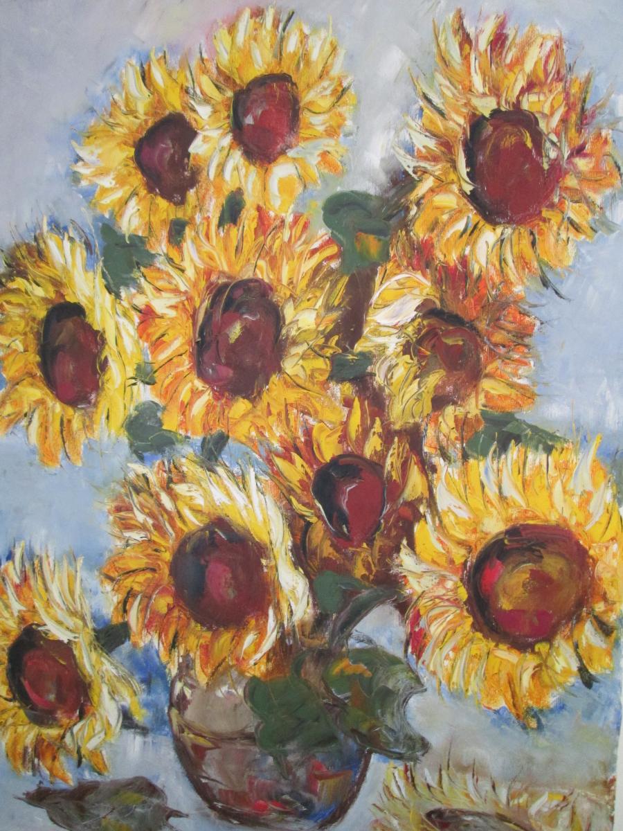 Flori Galbene 4 Tablou De Ciurea Dumitru