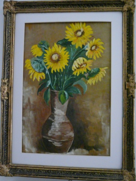 Picturi cu flori Floarea soarelui