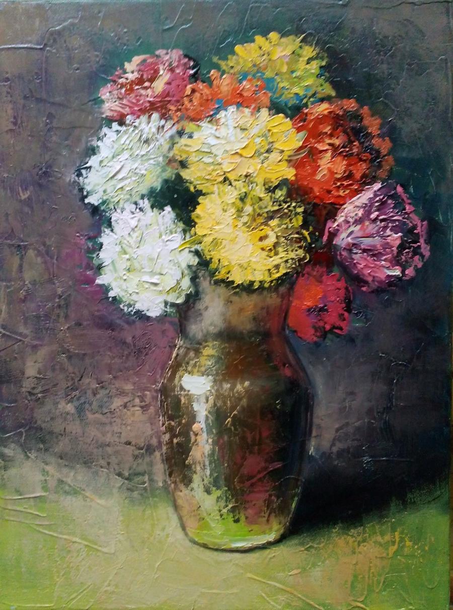 Picturi cu flori Vas cu flori - 2016
