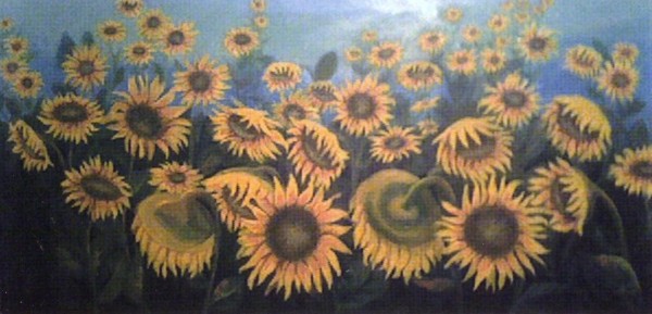 Picturi cu flori Floarea soarelui