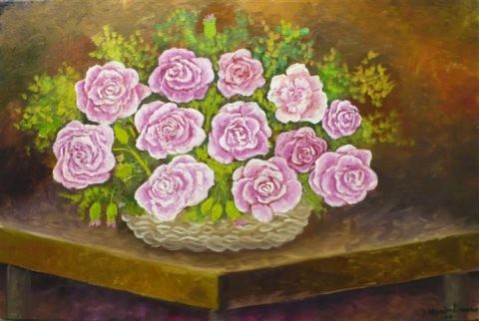 Picturi cu flori Trandafiri