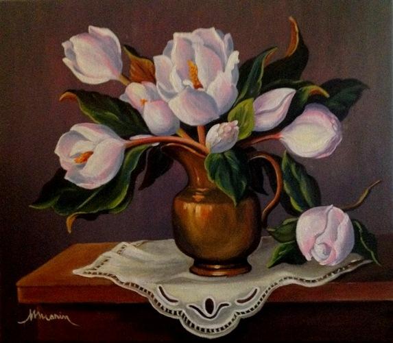 Picturi cu flori Magnolii 01