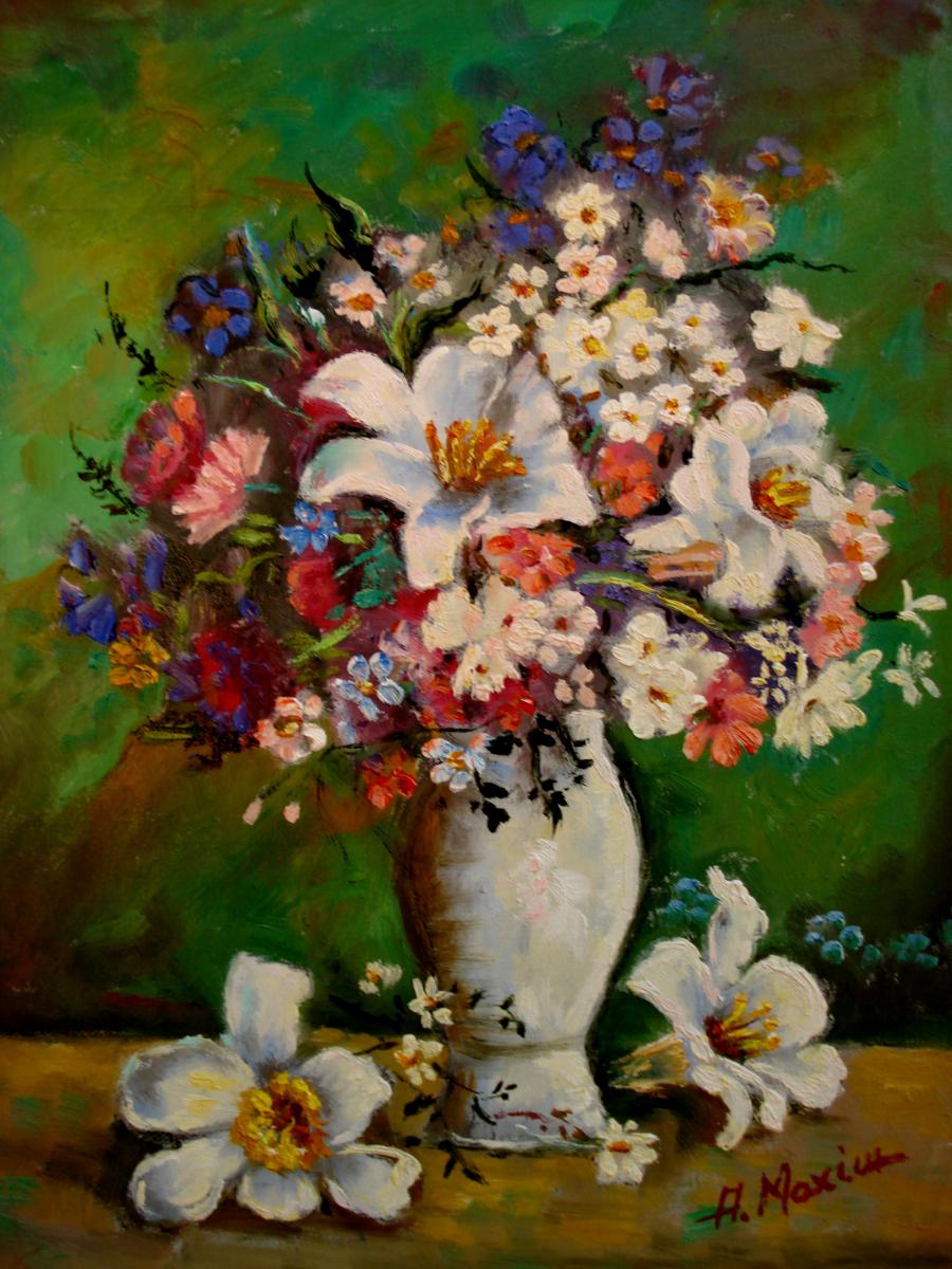 Picturi cu flori Crini2