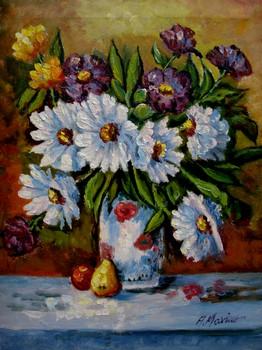 Picturi cu flori Flori de gradina11