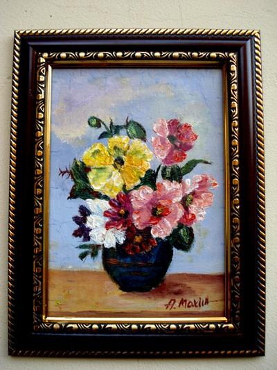 Picturi cu flori Tablou flori de gradina 3