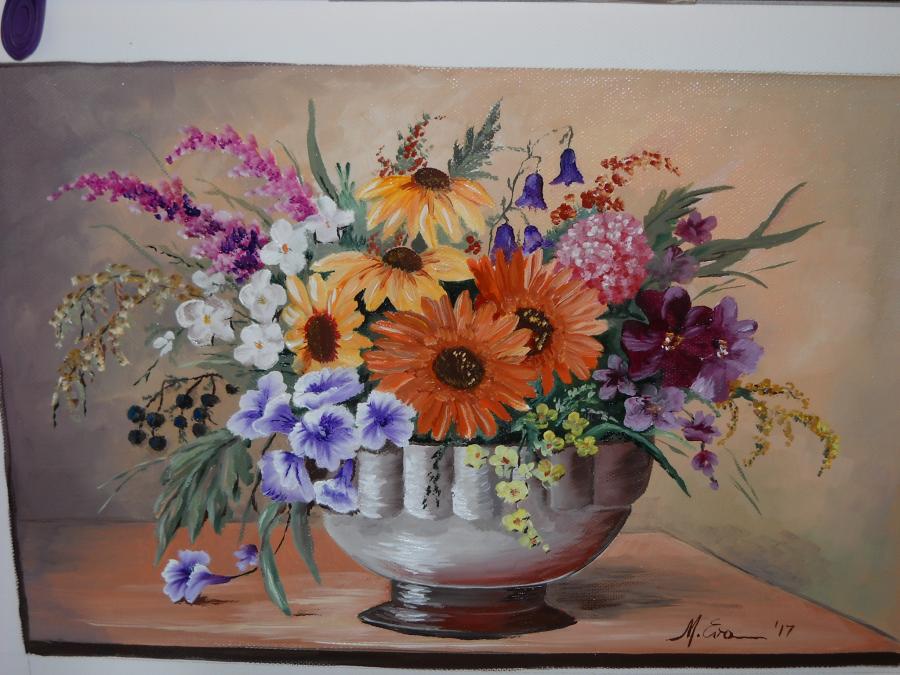 Picturi cu flori Cadou de martie