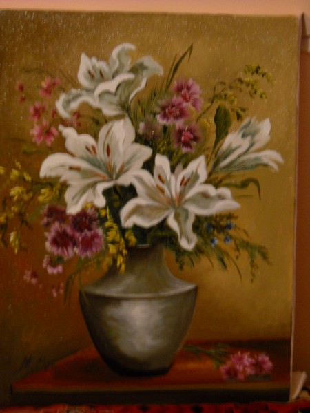 Picturi cu flori Flori delicate