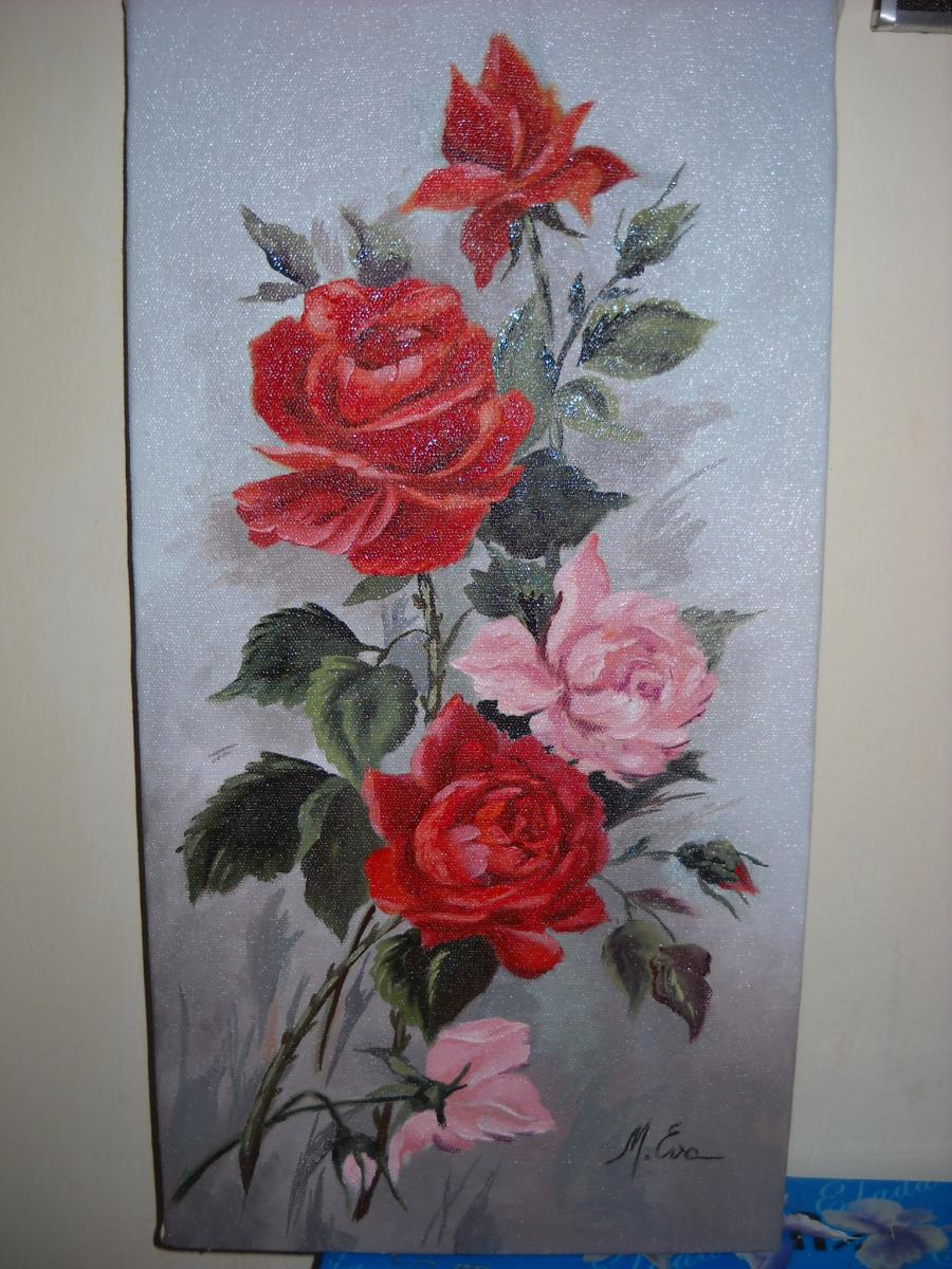 Picturi cu flori trandafiri 30