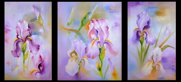 Picturi cu flori Irisi 1