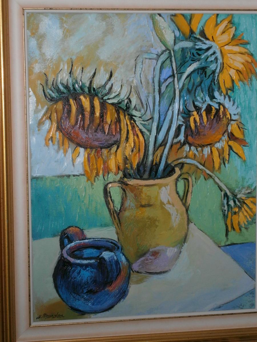 Picturi cu flori flori in vaza 2