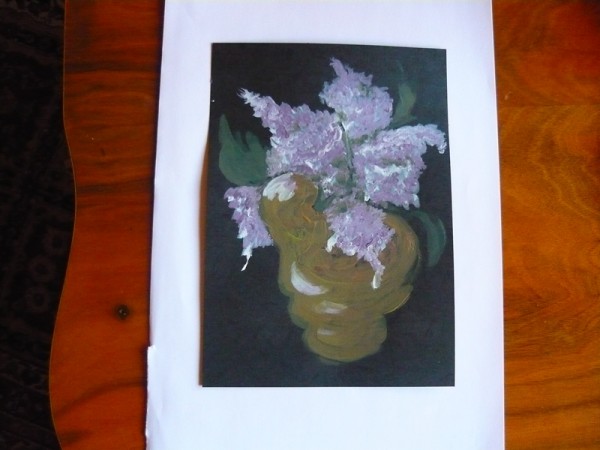 Picturi cu flori Liliac