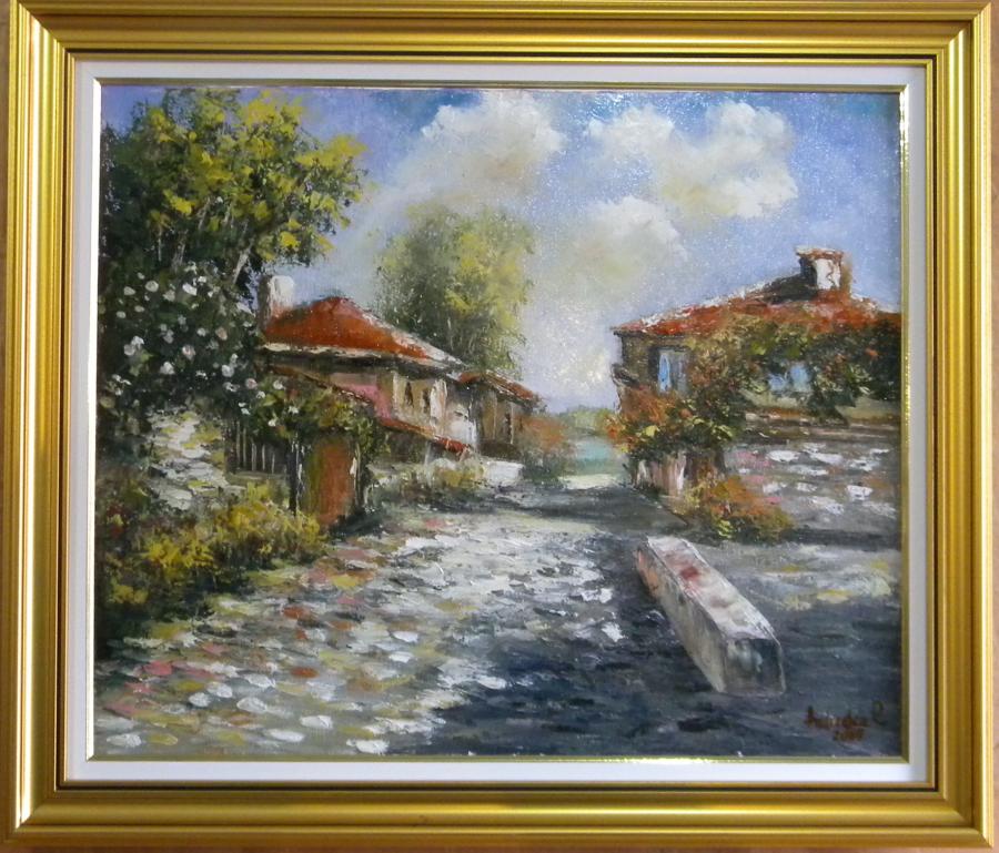 Picturi cu peisaje VARA CU CASE