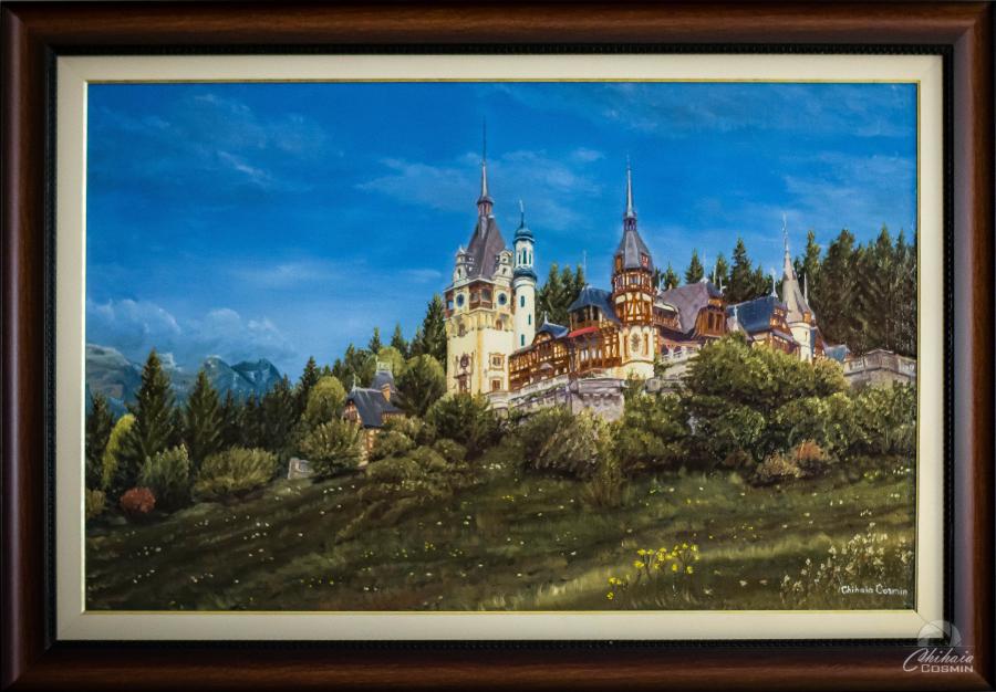 Picturi cu peisaje Castelul Peles la 150 de ani de monarhie