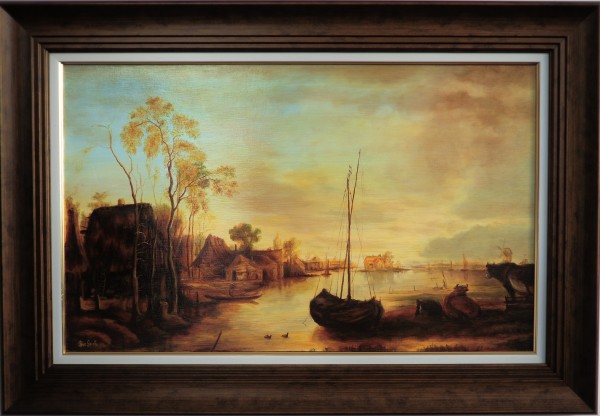 Picturi cu peisaje Dan scurtu - rep. dupa aert van der neer