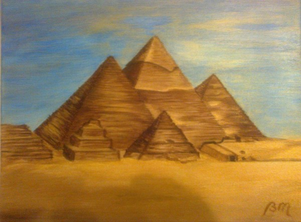 Picturi cu peisaje Piramide