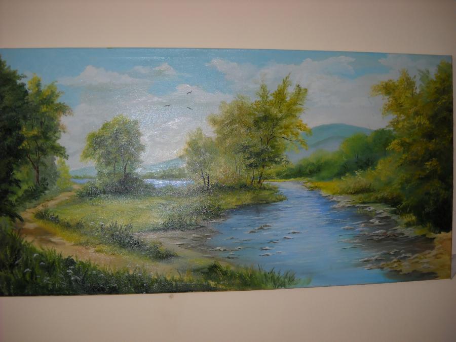 Picturi cu peisaje Sfarsitul verii pe Somes