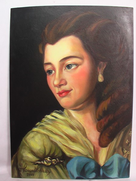 Picturi cu potrete/nuduri Femeie de epoca!
