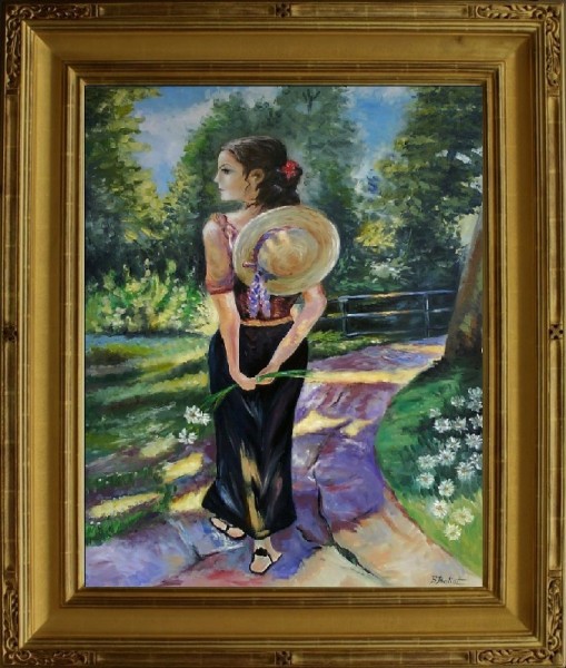 Picturi cu potrete/nuduri Promenada