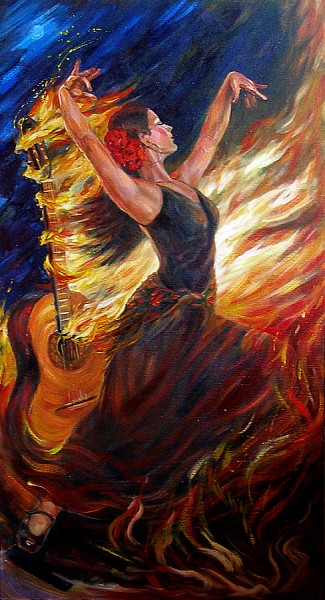 Picturi cu potrete/nuduri Flamenco