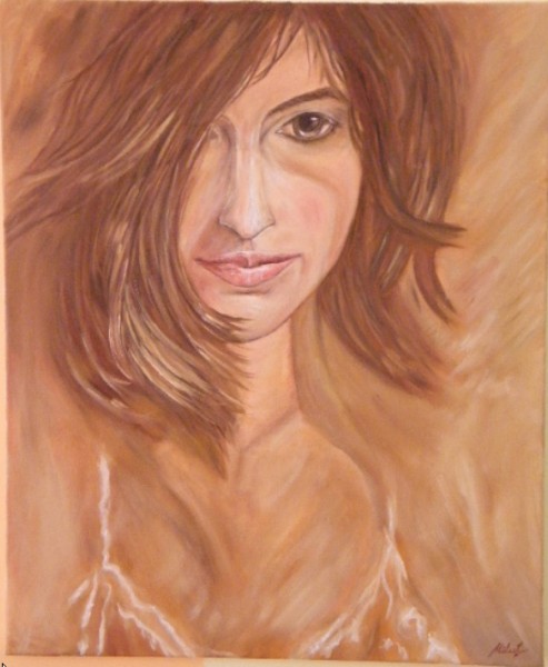 Picturi cu potrete/nuduri Portret de fata 2