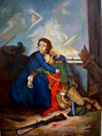 Picturi cu potrete/nuduri Tablou jertfa suprema