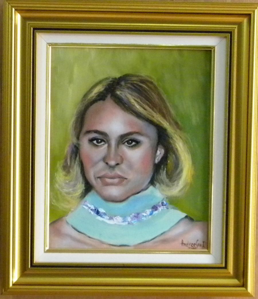 Picturi cu potrete/nuduri FATA CU GULER