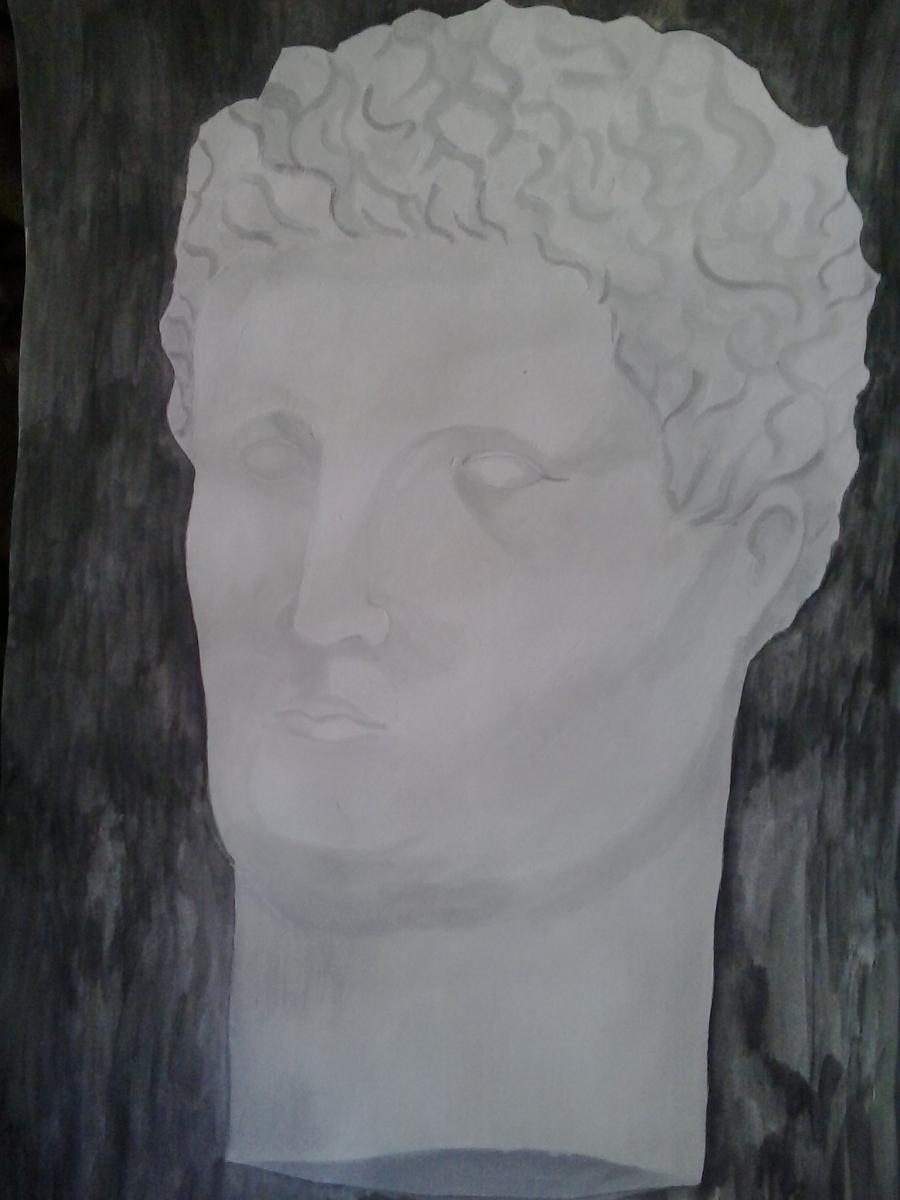 Picturi cu potrete/nuduri Cap de gips