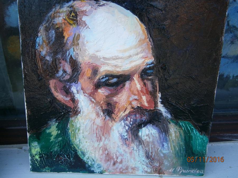 Picturi cu potrete/nuduri portret de batran 2