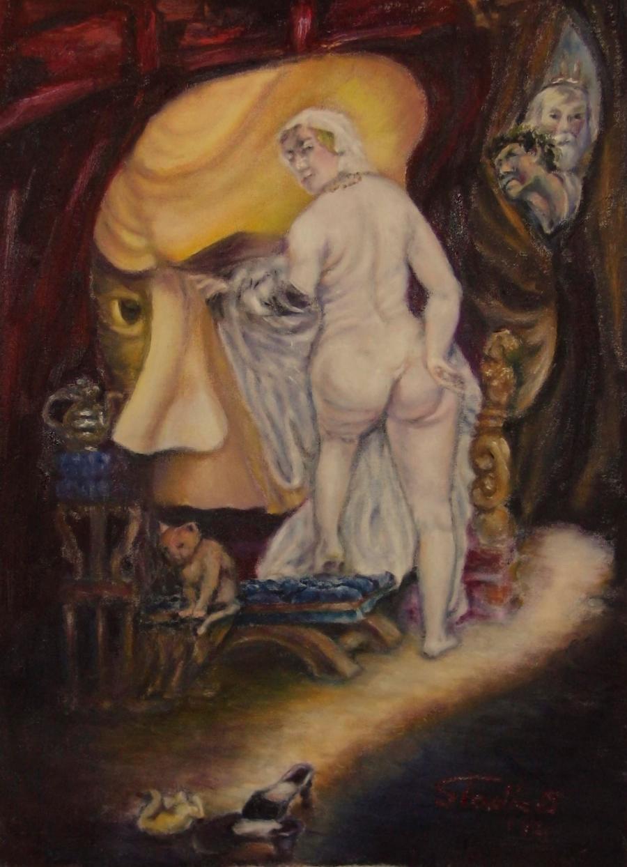 Picturi cu potrete/nuduri Nud in stil rubenscian