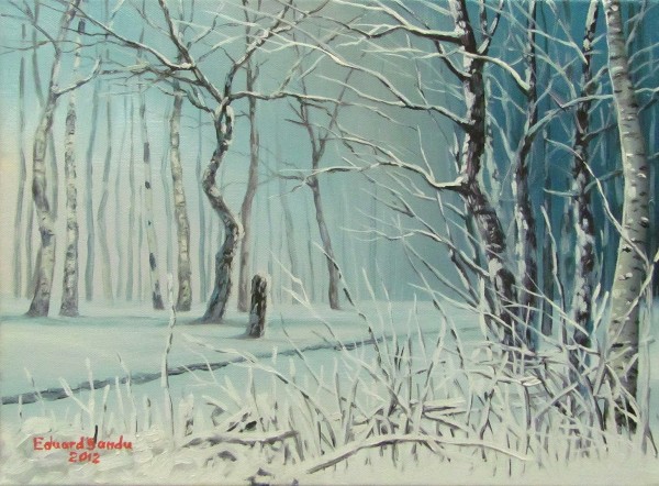 Picturi de iarna Amintirea iernii