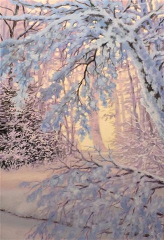 Picturi de iarna Iarna inchetata