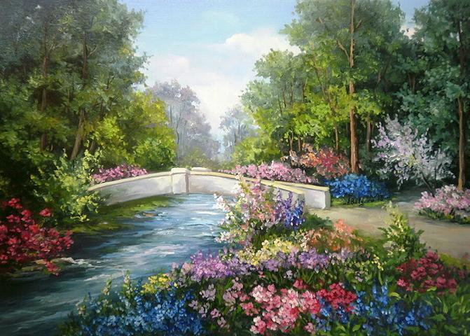 Picturi de primavara POEM DE MAI