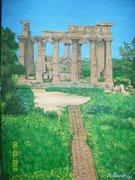 Picturi de primavara Templul selinunte