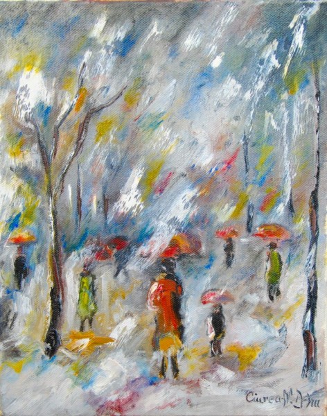 Picturi de toamna Prin viscol