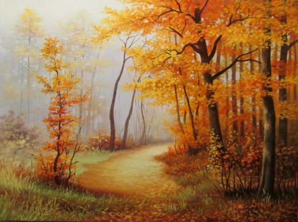 Picturi de toamna Margine de crang