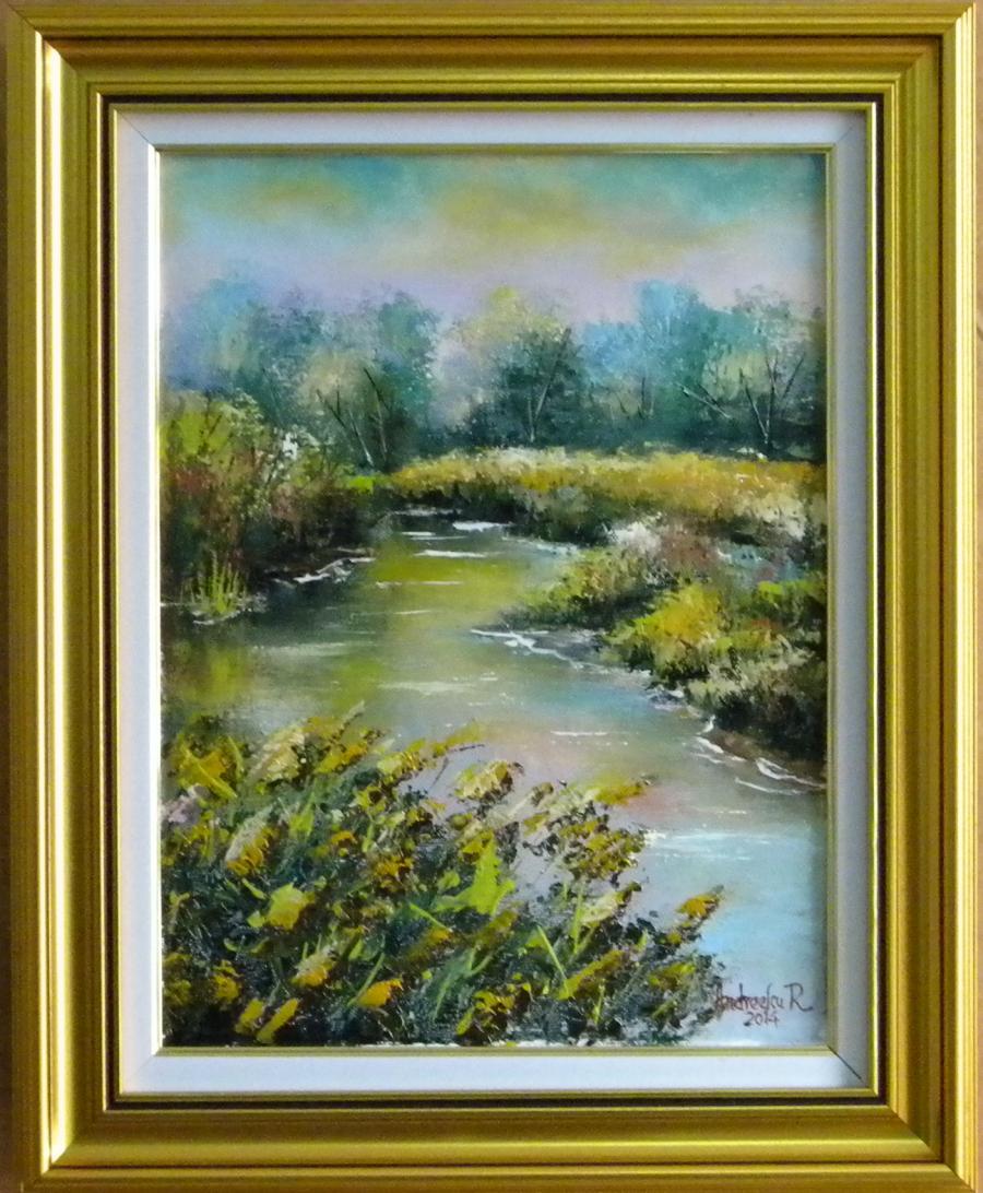 Picturi de vara UN CANAL IN DELTA