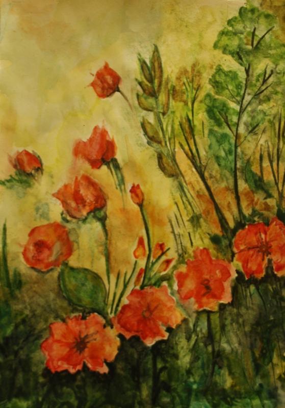 Picturi de vara Gradina suspendata