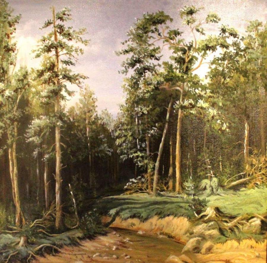 Picturi de vara la marginea padurii