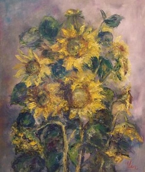 Picturi de vara Floarea soarelui