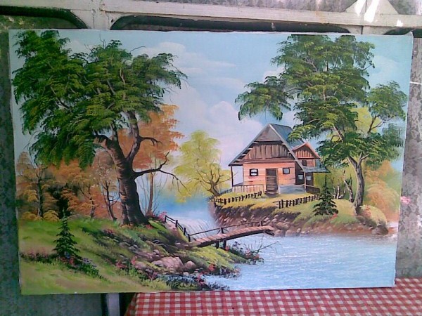 Picturi de vara Cabana