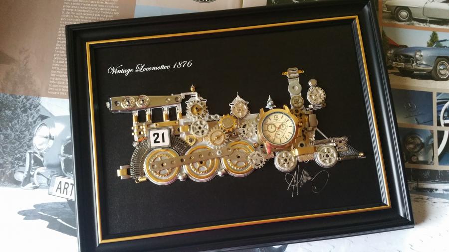 Picturi decor Vintage Train