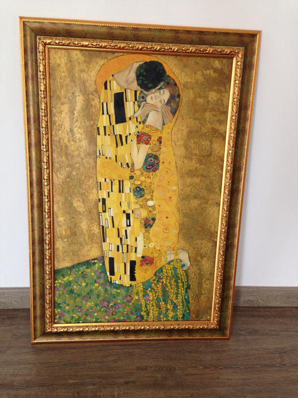Picturi decor Klimt-sarutul