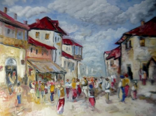 Picturi decor Iluzia unui oras