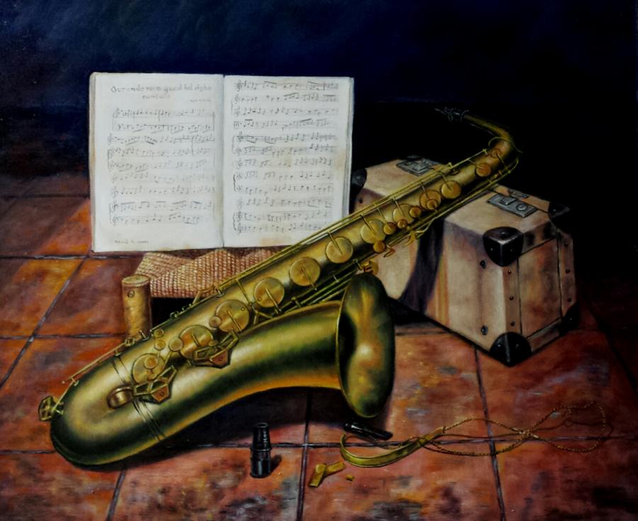 Picturi decor Saxofonul vechi