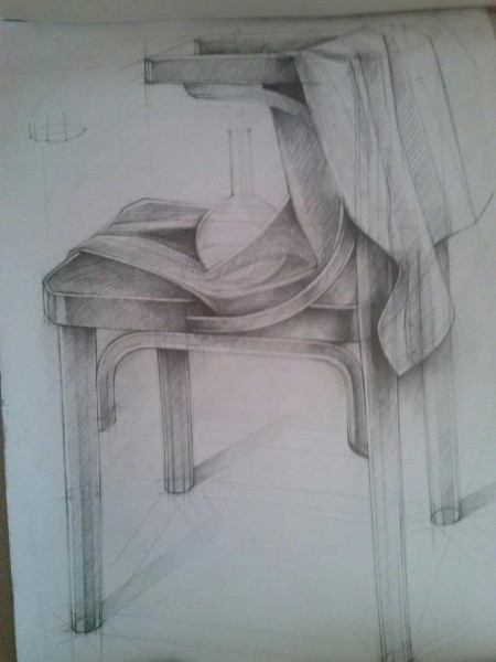 Picturi in creion / carbune Schita 2
