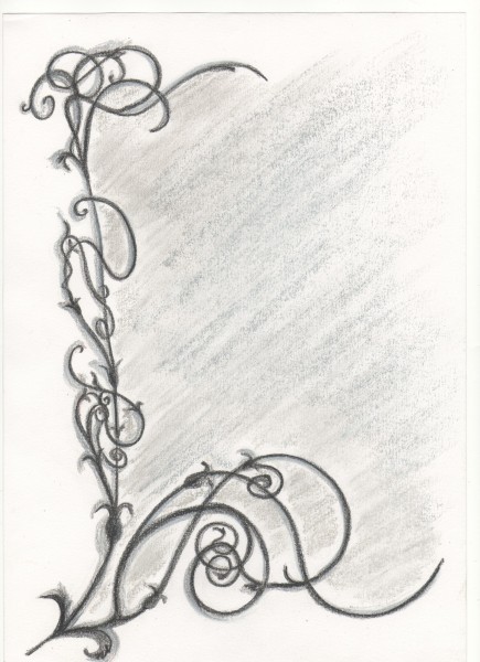 Picturi in creion / carbune Oglinda