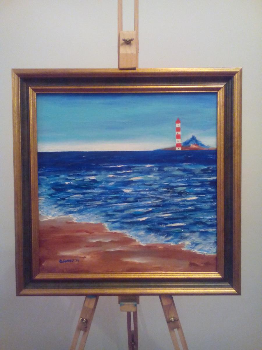 Picturi maritime navale Irish lighthouse