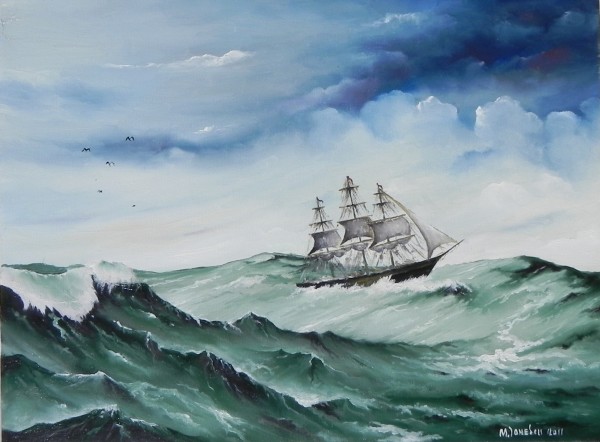 Picturi maritime navale Corabie