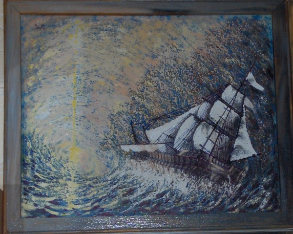 Picturi maritime navale La capatul lumii